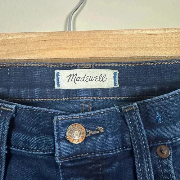 Madewell 10" High Rise Skinny Jeans Hayes Wash Women's Size 27 #F4684 - Picture 4 of 6